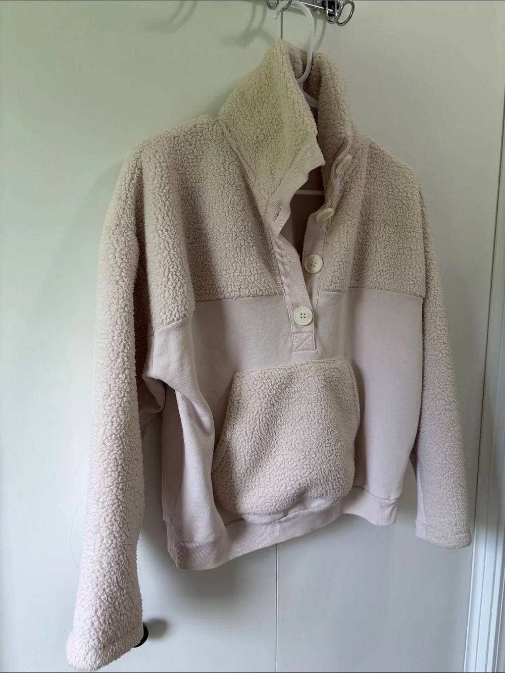 J. Crew plush sherpa